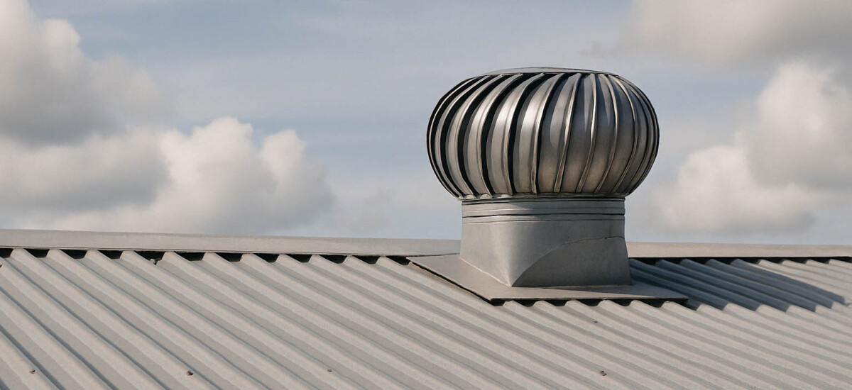 Whirlybird roof ventilation